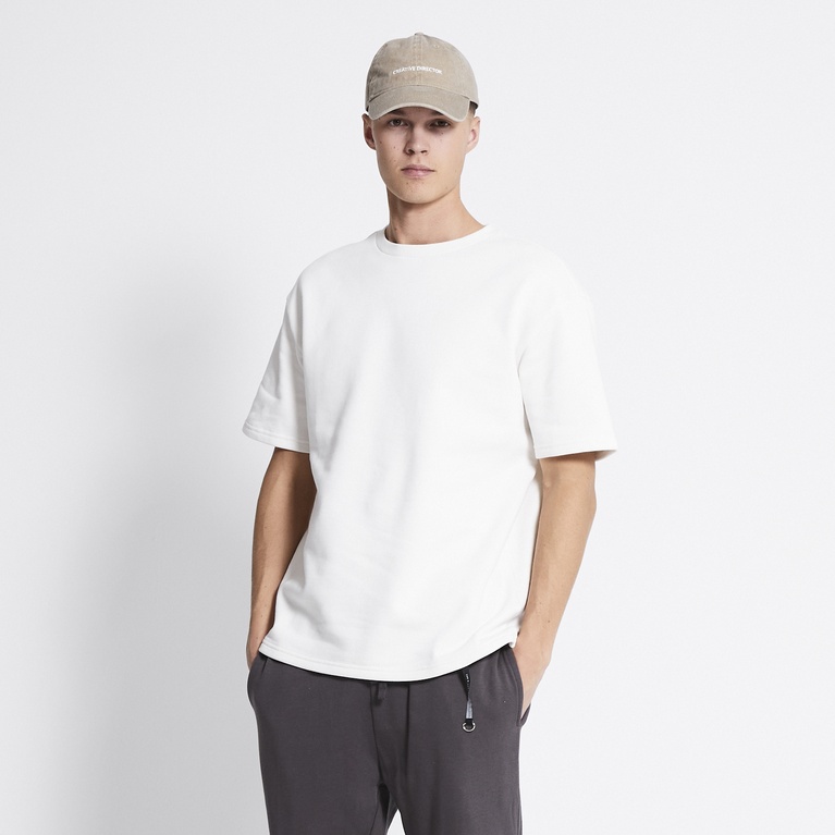 Printed sweat t-shirt "Again" Printed sweat t-shirt "Again"